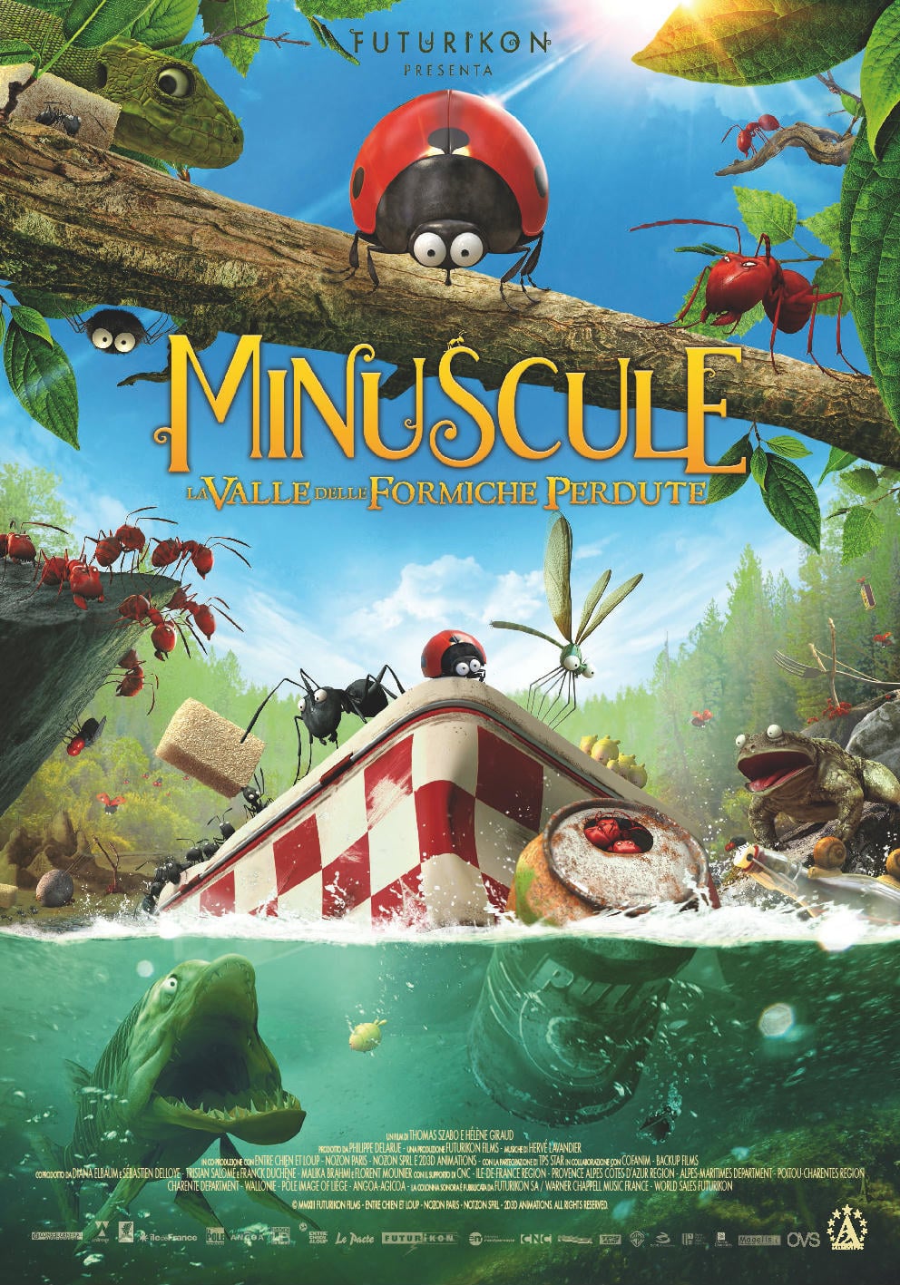 Poster for the movie "Minuscule - La valle delle formiche perdute"