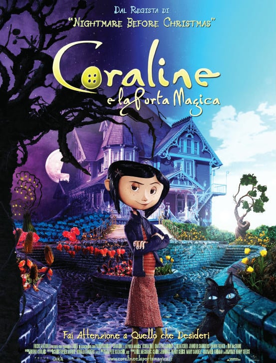 Poster for the movie "Coraline e la porta magica"