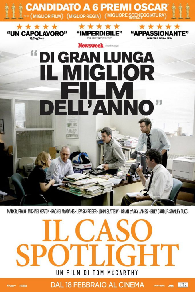 Poster for the movie “Il caso Spotlight”