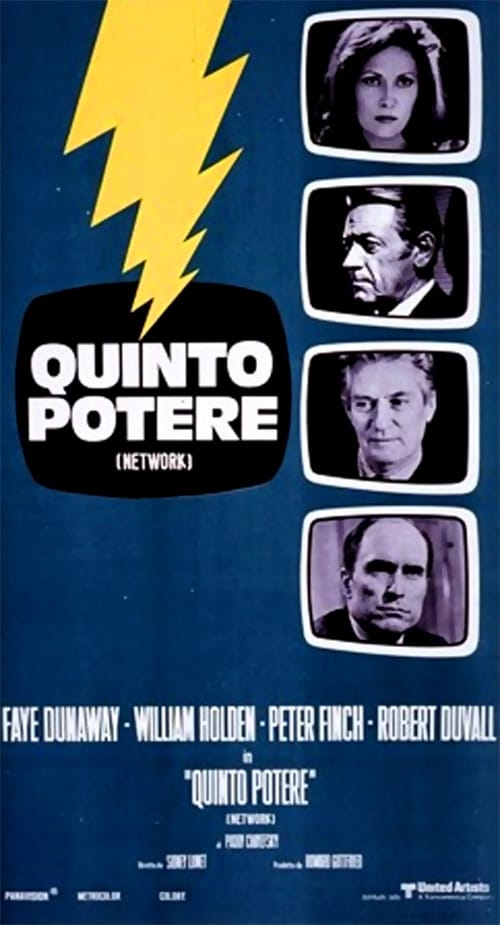 Poster for the movie "Quinto potere"