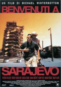 Poster for the movie "Benvenuti a Sarajevo"