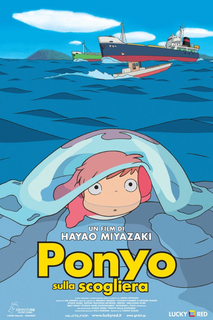 Poster for the movie “Ponyo sulla scogliera”
