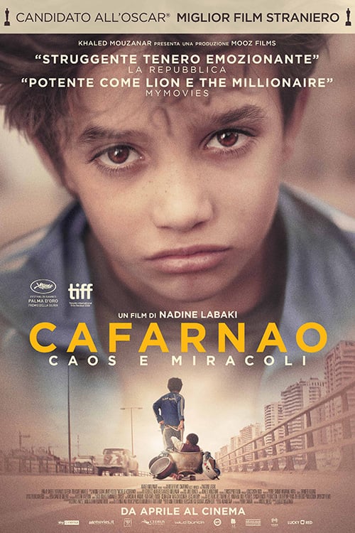 Poster for the movie "Cafarnao - Caos e miracoli"