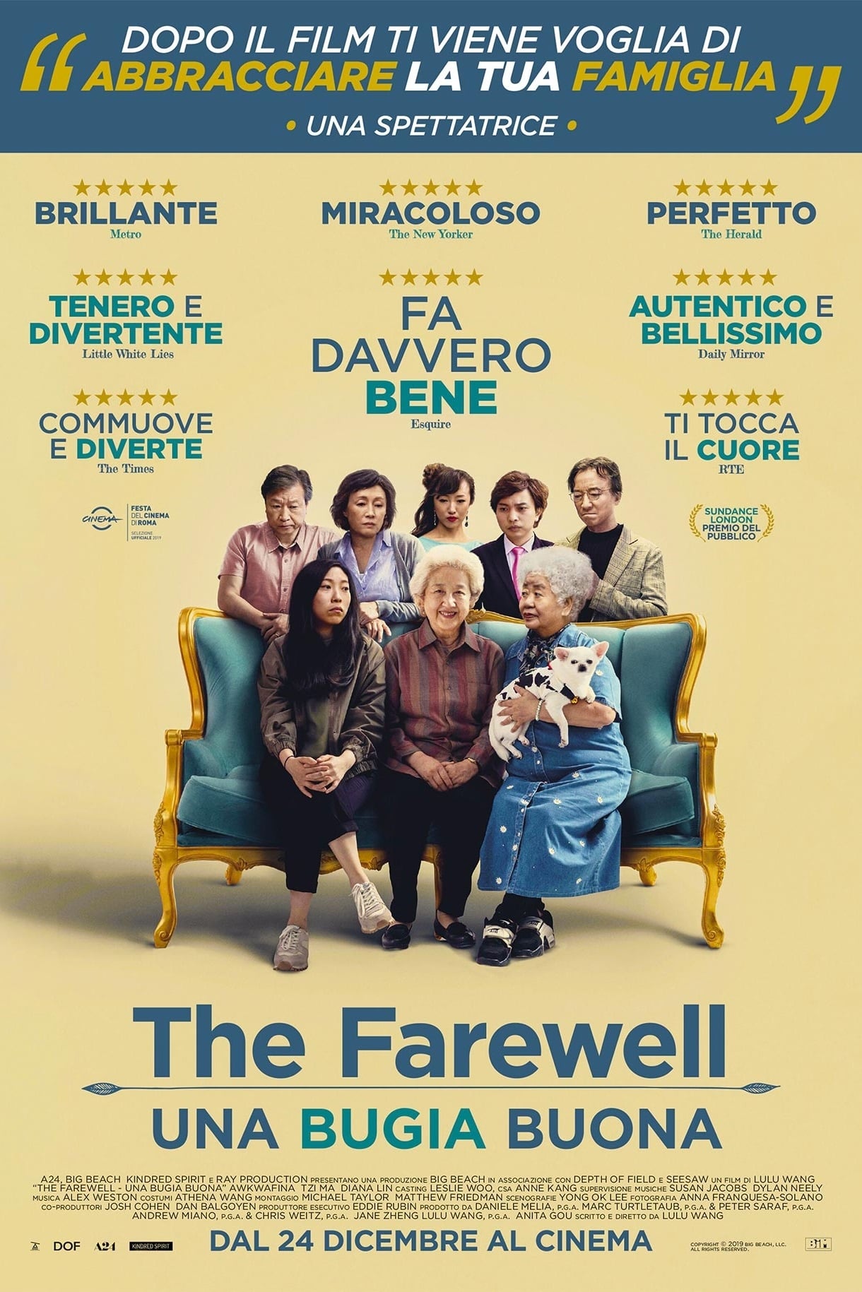 Poster for the movie "The Farewell - Una bugia buona"