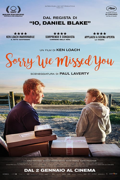 Poster for the movie "Sorry We Missed You"