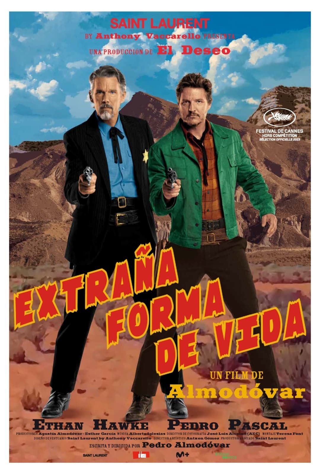 Poster for the movie "Extraña forma de vida"