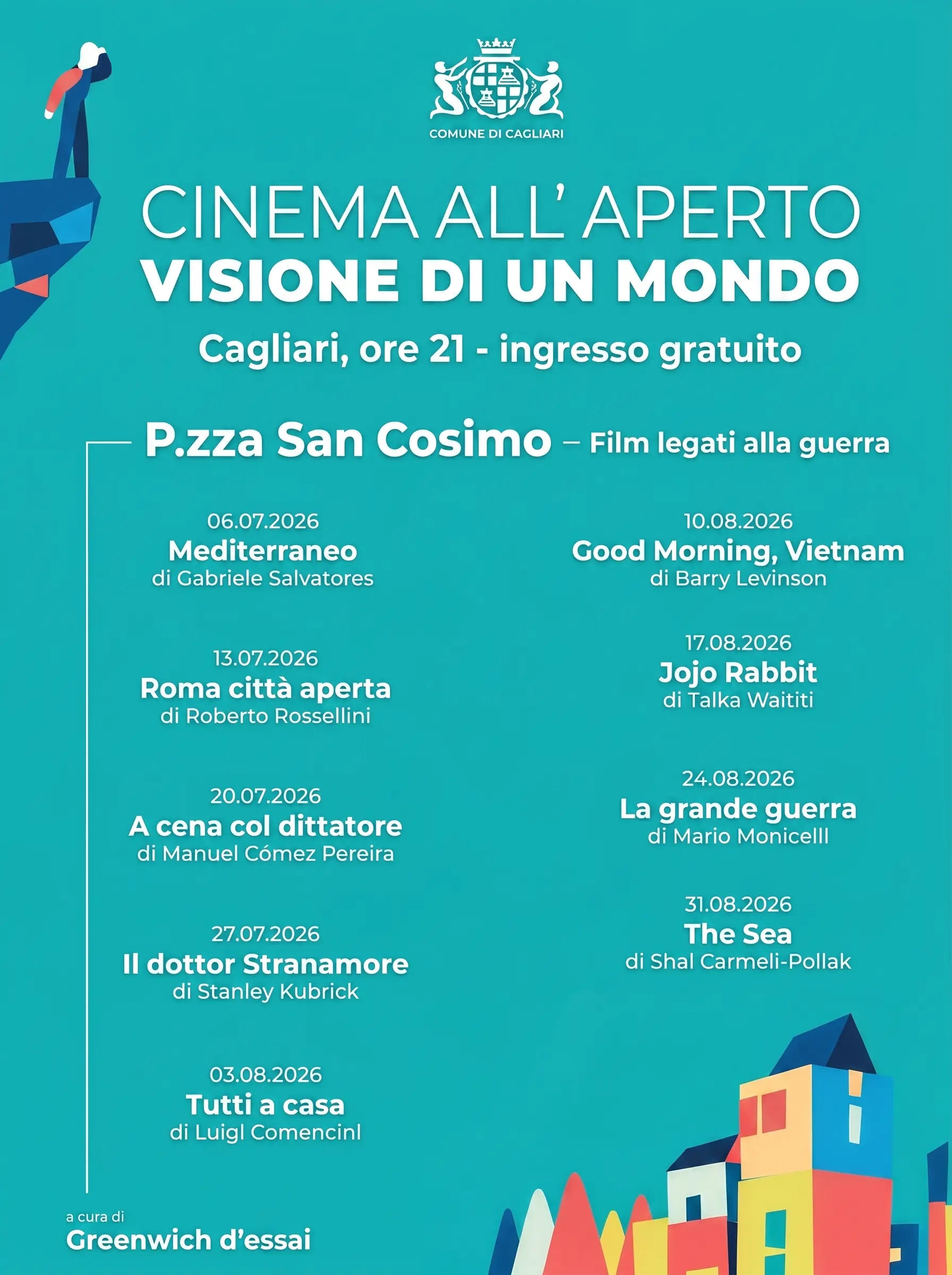 TRA GUERRA E PACE – RASSEGNA ESTIVA – PIAZZA SAN COSIMO